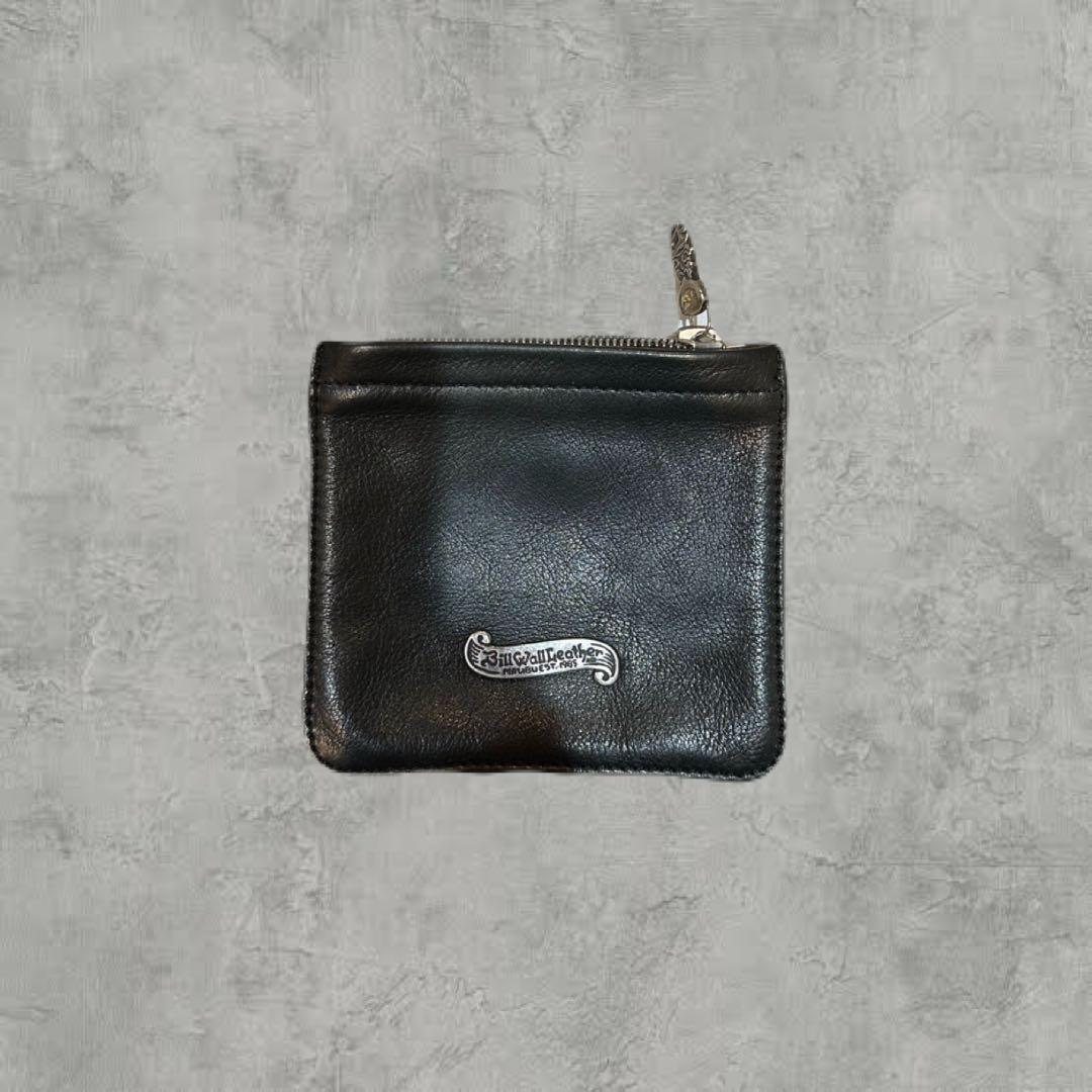 極美品【Bill Wall Leather】スクエアウォレット　財布