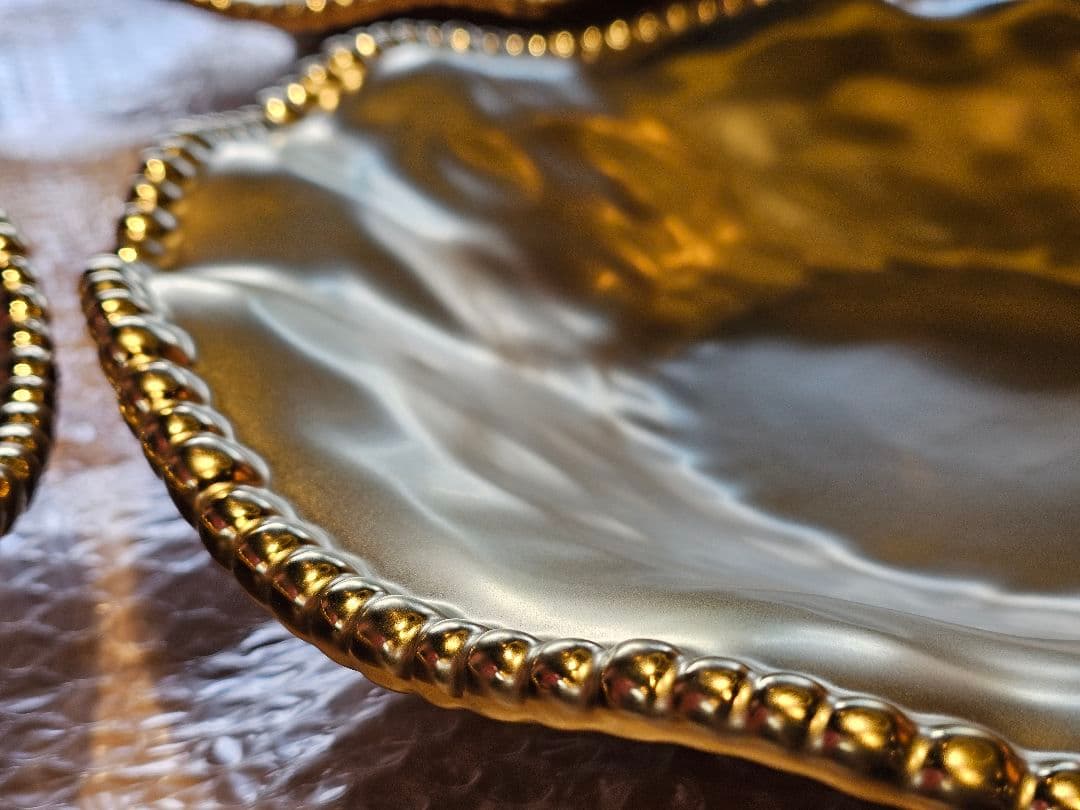 KARE 60498 プレート皿 ゴールド 4枚セット