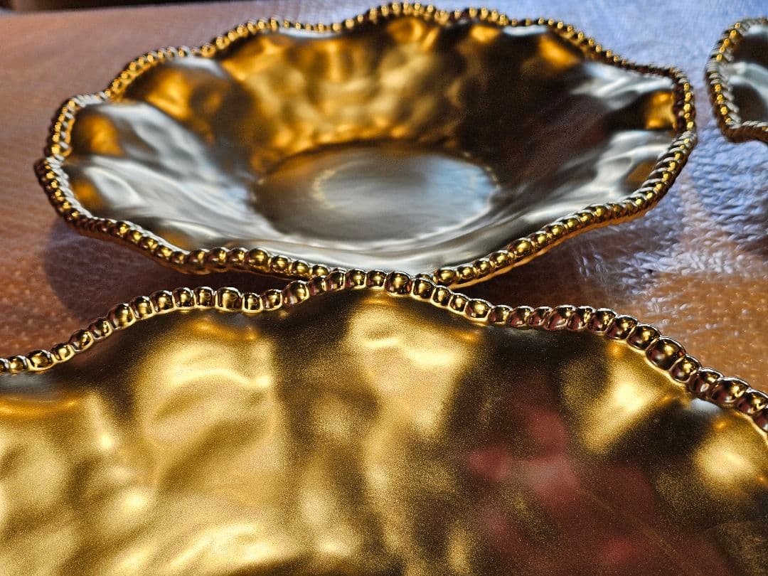 KARE 60498 プレート皿 ゴールド 4枚セット