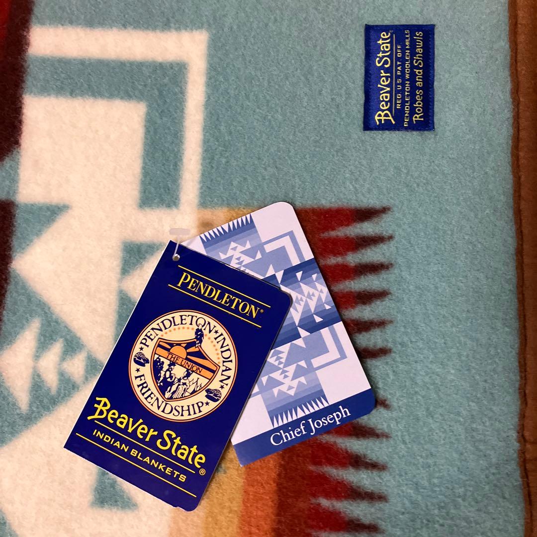 Pendleton Chief Joseph ウールブランケット　ターコイズ