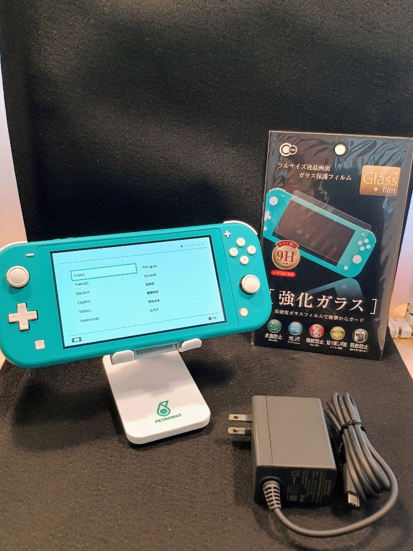 Nintendo Switch Lite ターコイズ 本体 充電器保護フィルム付