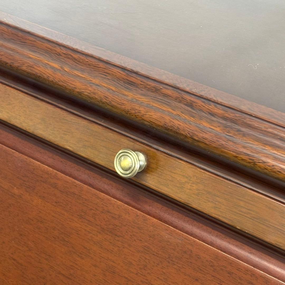 ◇マルニ木工 地中海 ライティングビューロ 机 デスク 猫脚