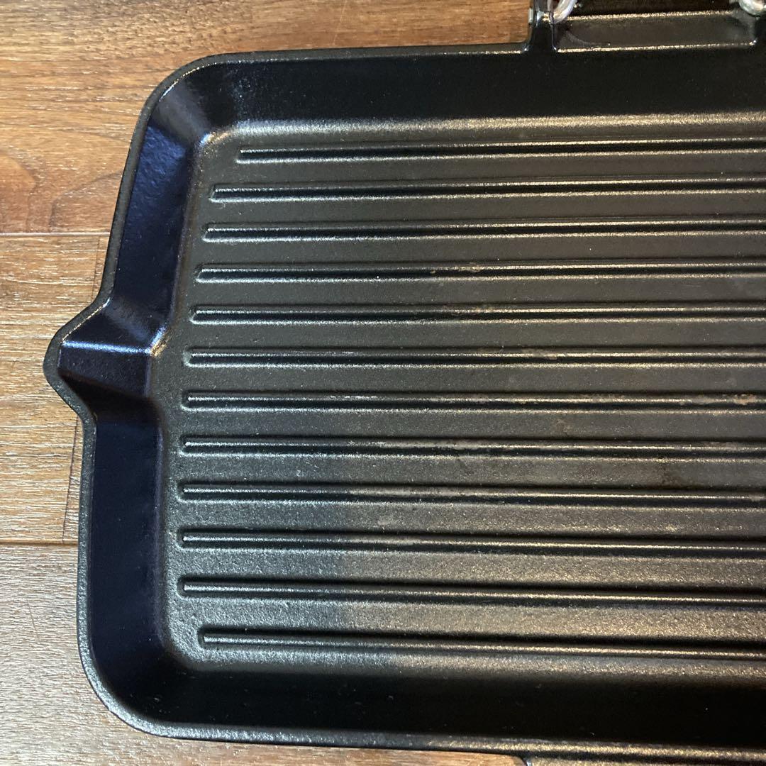 新品未使用✨️ ストウブ Staub レクタングリル IH可 長方形グリルパン 黒