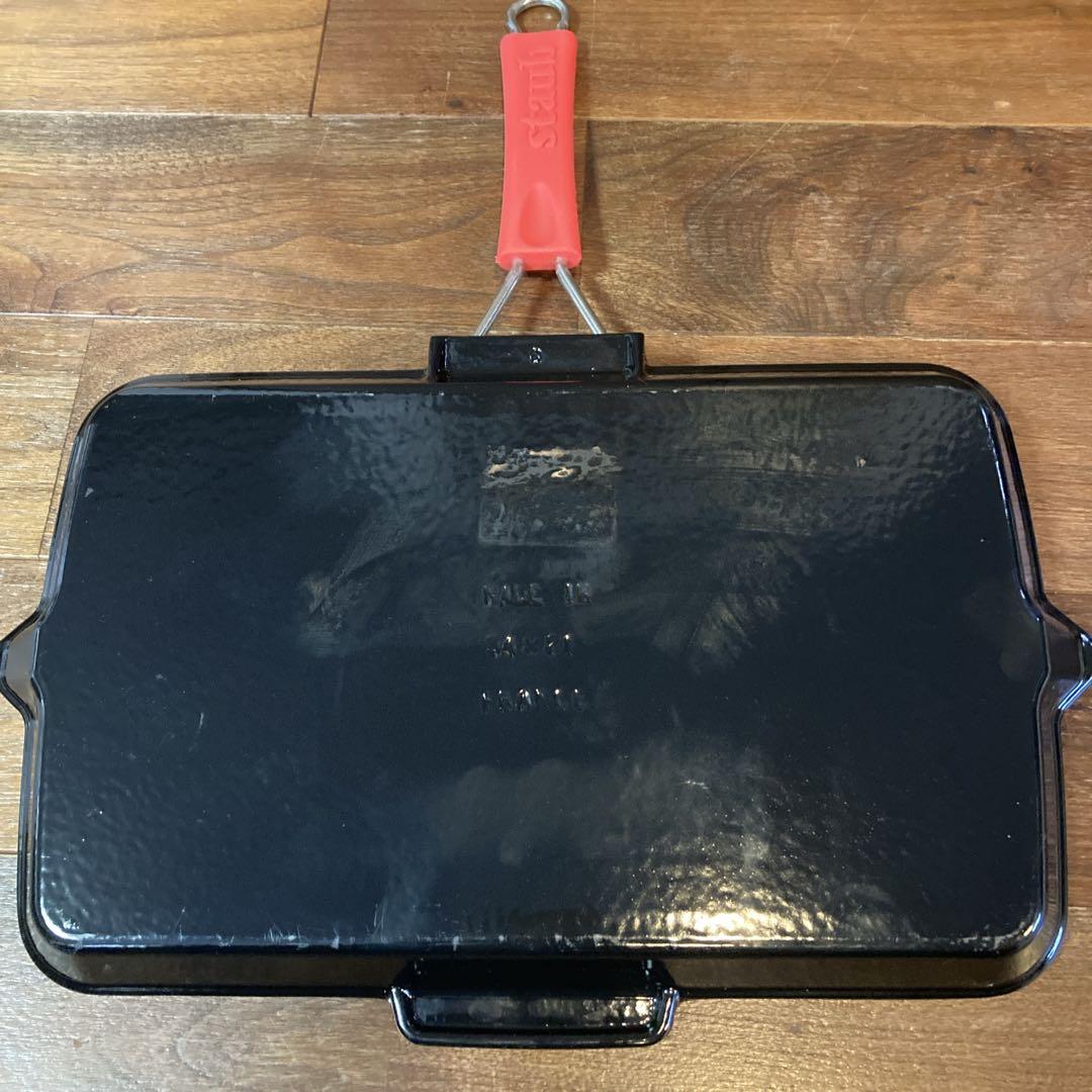 新品未使用✨️ ストウブ Staub レクタングリル IH可 長方形グリルパン 黒
