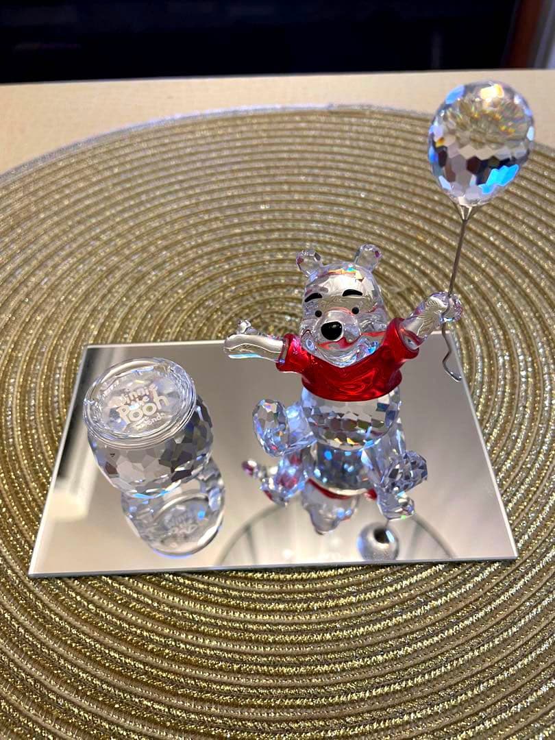 早い者勝ち！スワロフスキー⭐︎希少⭐︎ くまのプーさん&タイトルプレートセット