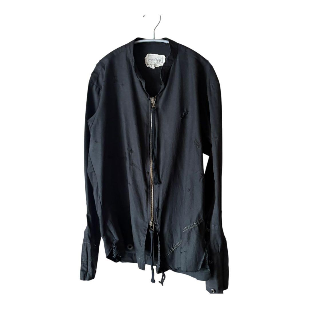 トップス GREG LAUREN Tent Zip Front Studio Shirt