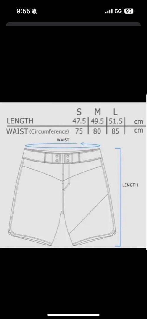 CORアパレル Lyft 水着 S ライトブルー/ブラック