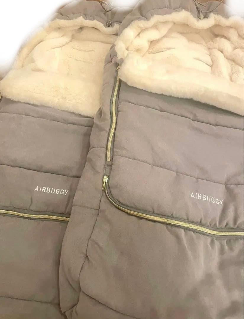 美品　AIRBUGGY トップライン プレミアム 最新 フットマフ 2個セット