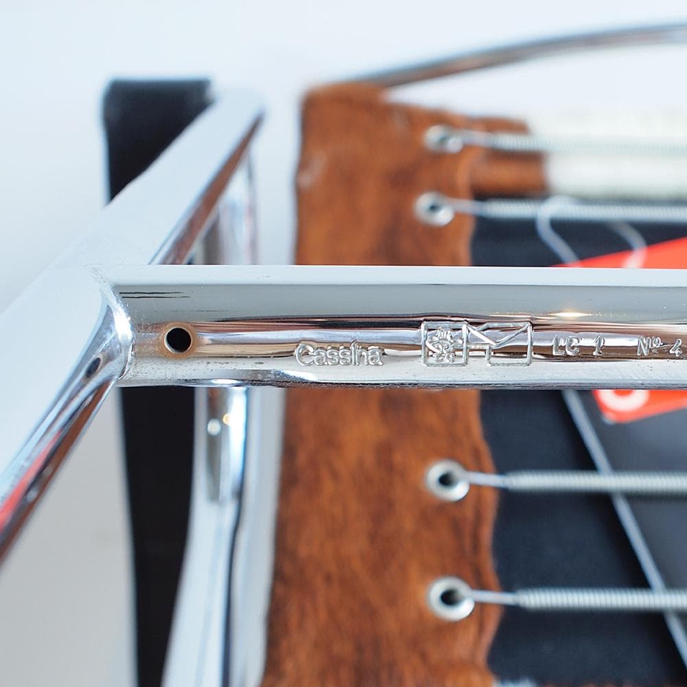 正規品 カッシーナ/Cassina LC1 スリングチェア 本革ハラコ