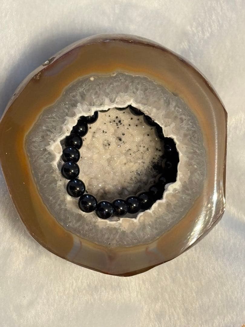 【強力に運気上昇⤴️】⭐️龍の棲むトレジャー瑪瑙⭐️白シュガー⭐️トルマリン共⭐️ MN7