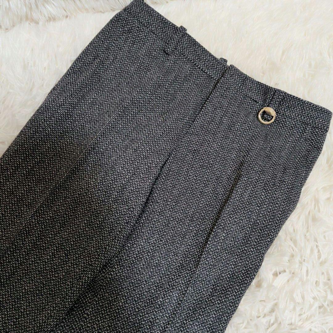 【美品】GUCCI グレー ツイード パンツ スーツ　セットアップ