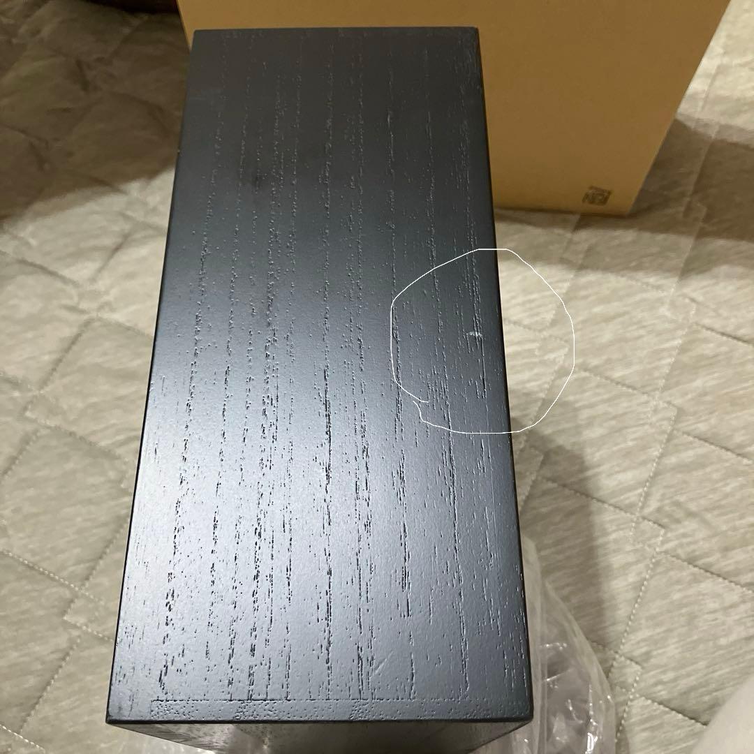 [多目的桐箱] 想ひ箱 左右開閉式 桐木地無垢材 黒 ［メモリアルBOX]