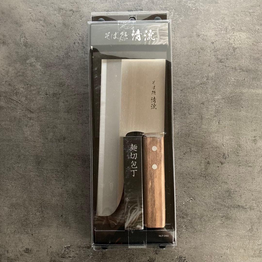 そば打ち2点セット　特大こね鉢54cm×麺切り包丁(新品)