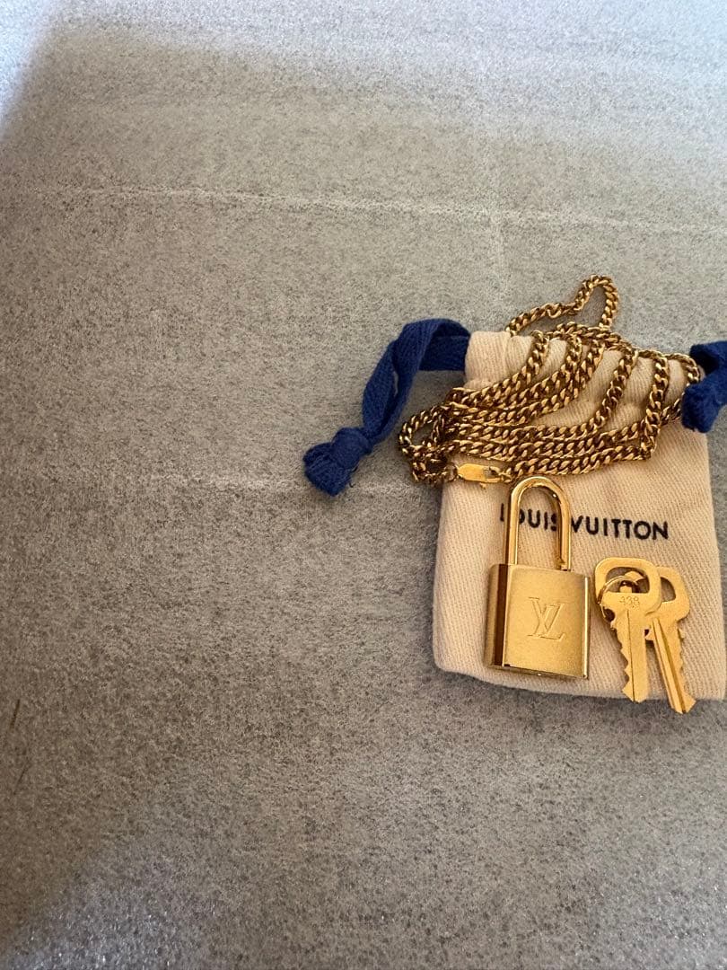 新品ルイヴィトン パドロック カデナ ネックレス チェーン付き 南京錠（438）