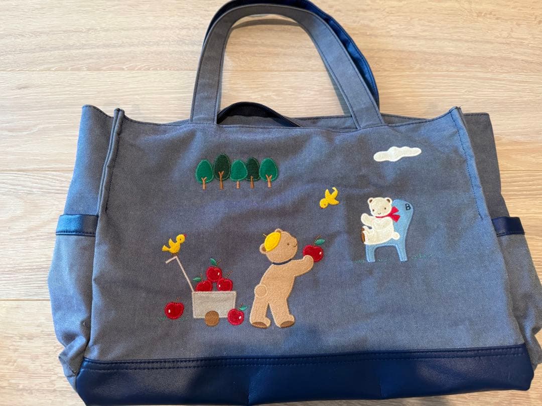 ファミリア　マザーズデニムバッグ