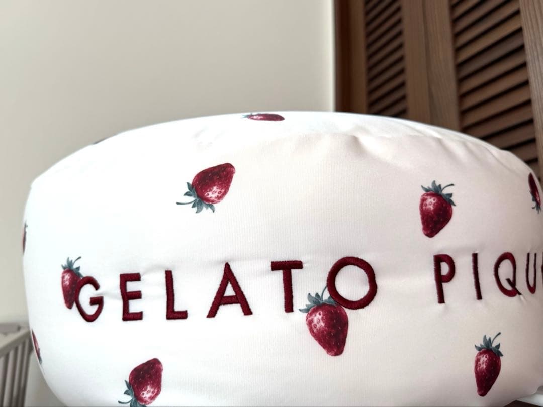 ジェラートピケ　ビーズクッション