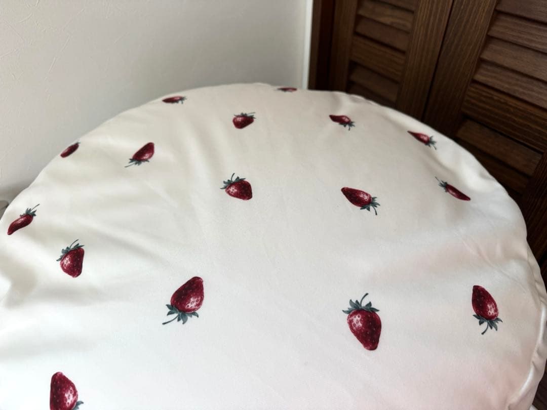 ジェラートピケ　ビーズクッション