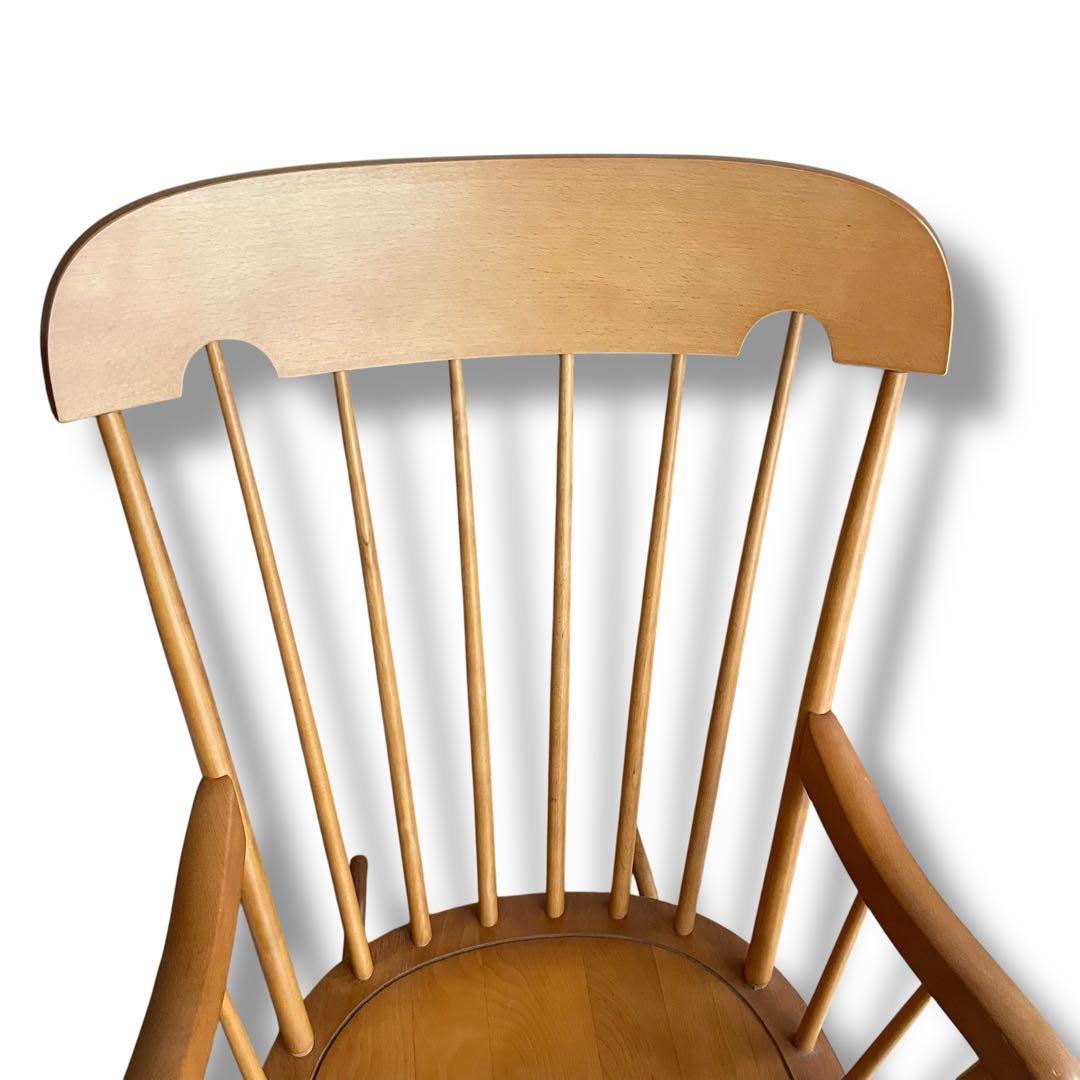 飛騨産業 キツツキマーク ロッキングチェア ウィンザースタイル 揺り椅子 穂高