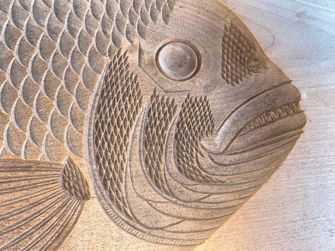 木型　和菓子　 鯛　大サイズ　練り切り　かまぼこ　骨董　ビンテージ