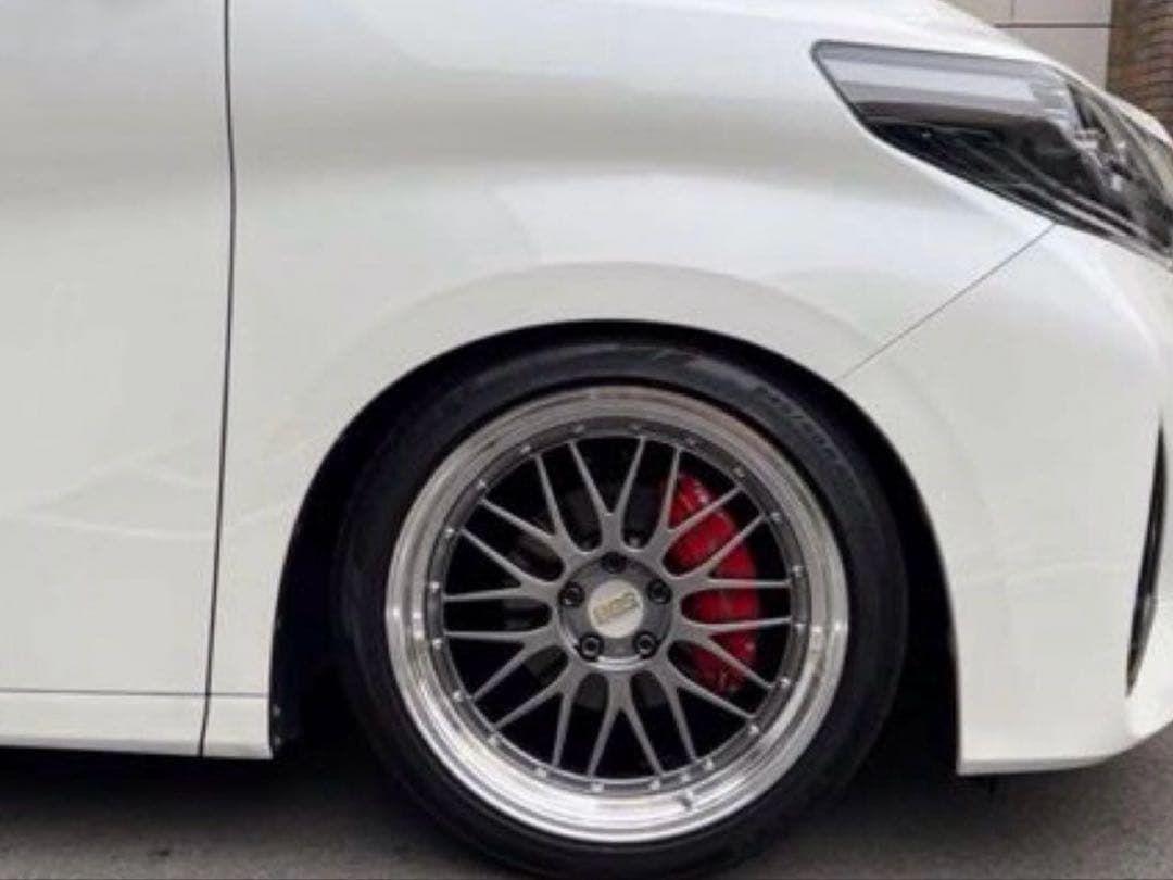 アルファード 30系 ロゴ入り キャリパーカバー レッド 前後一式セット