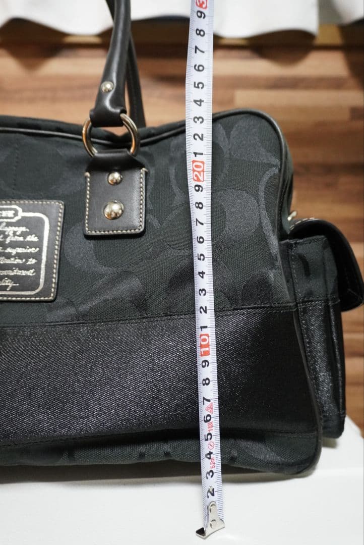 COACH ボストンバッグ 黒 美品 中古 数回使用