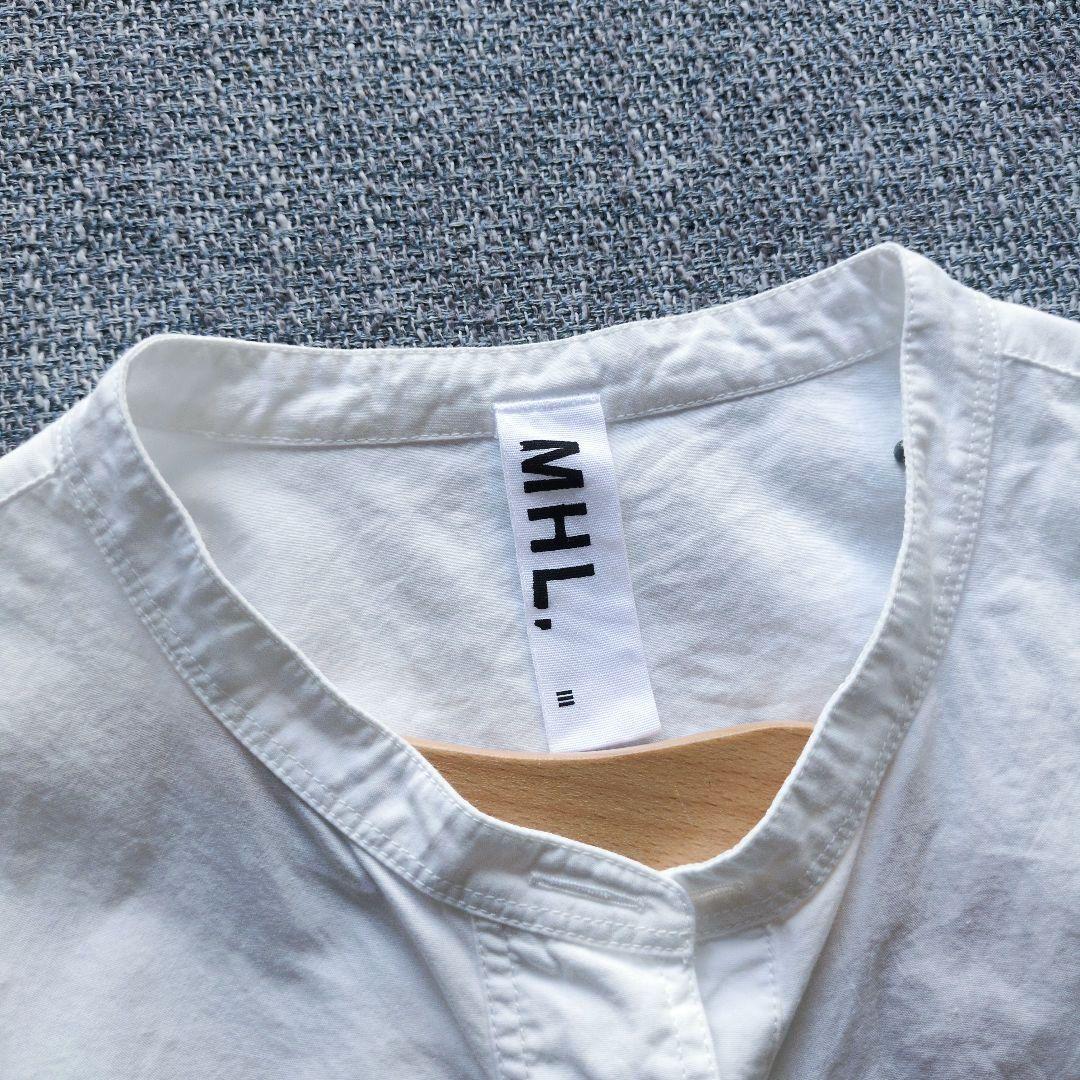 MHL　近年モデル　ボックスシルエット　プルオーバー　バンドカラーシャツ