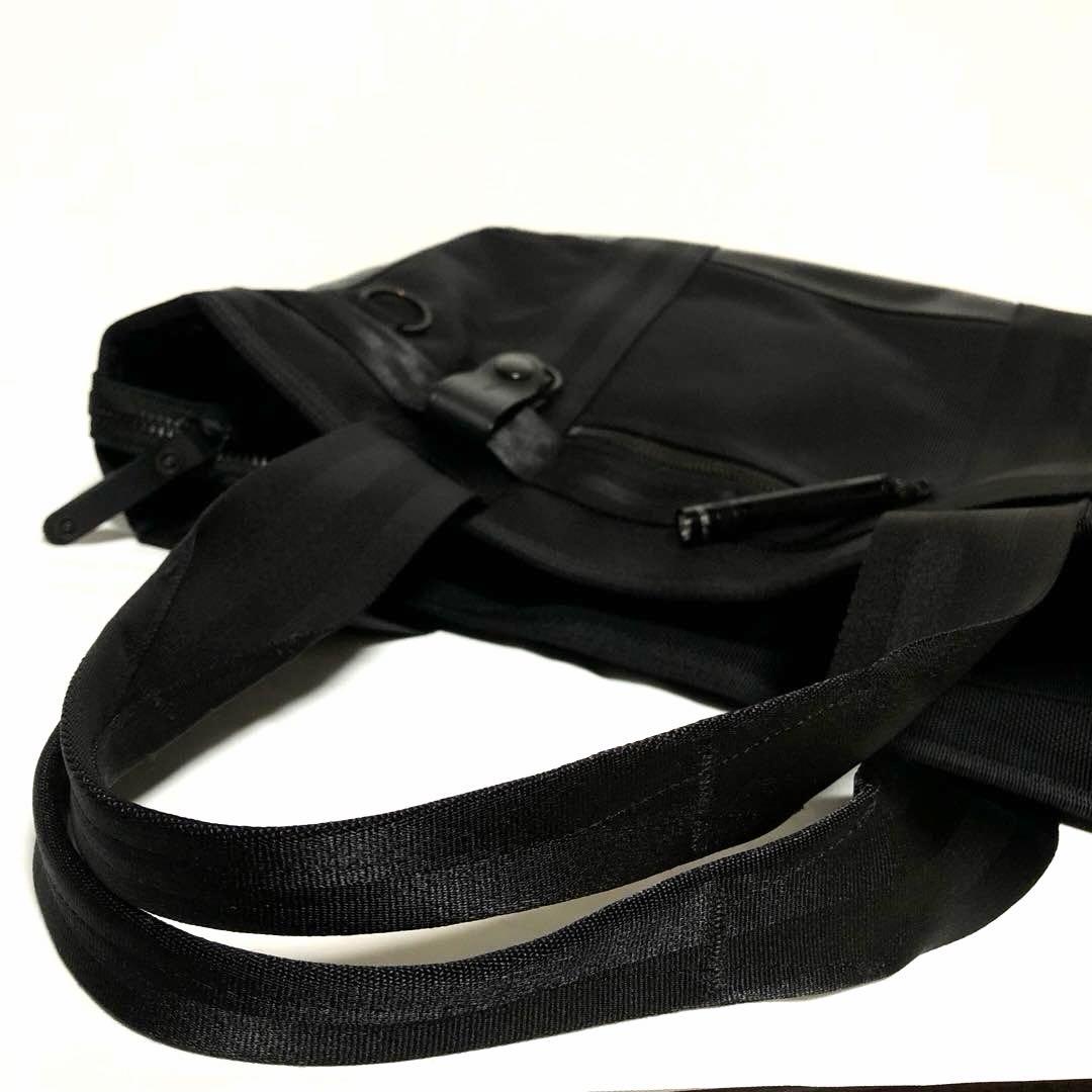 新品同様✨現行タグ ポーターヒート トートバッグ A4可 大容量 黒 マグライト