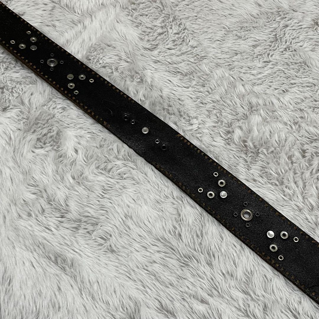 トルネードマート　スタッズベルト　レザー　Y2K グランジ　HTC ブラック