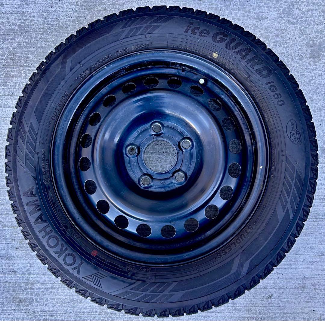 YOKOHAMAスタッドレス(185/65R15)&ホンダフリード純正ホイール