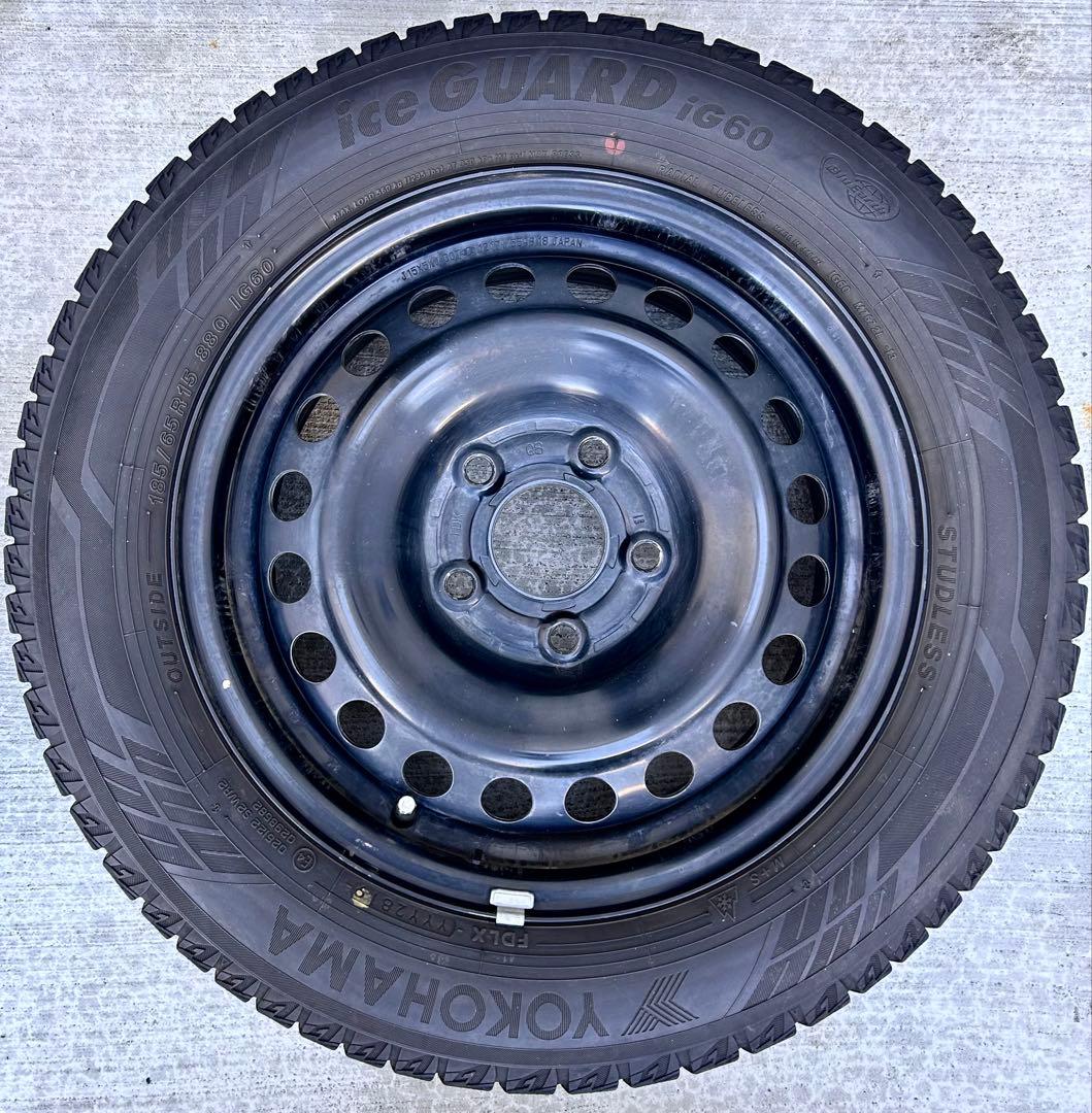 YOKOHAMAスタッドレス(185/65R15)&ホンダフリード純正ホイール