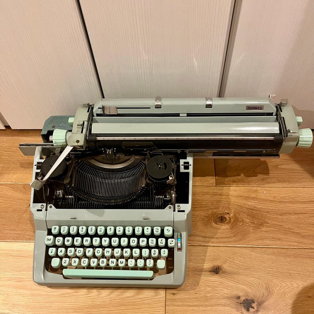 【昭和レトロ】HERMES 9 ヘルメス タイプライター パイヤール社