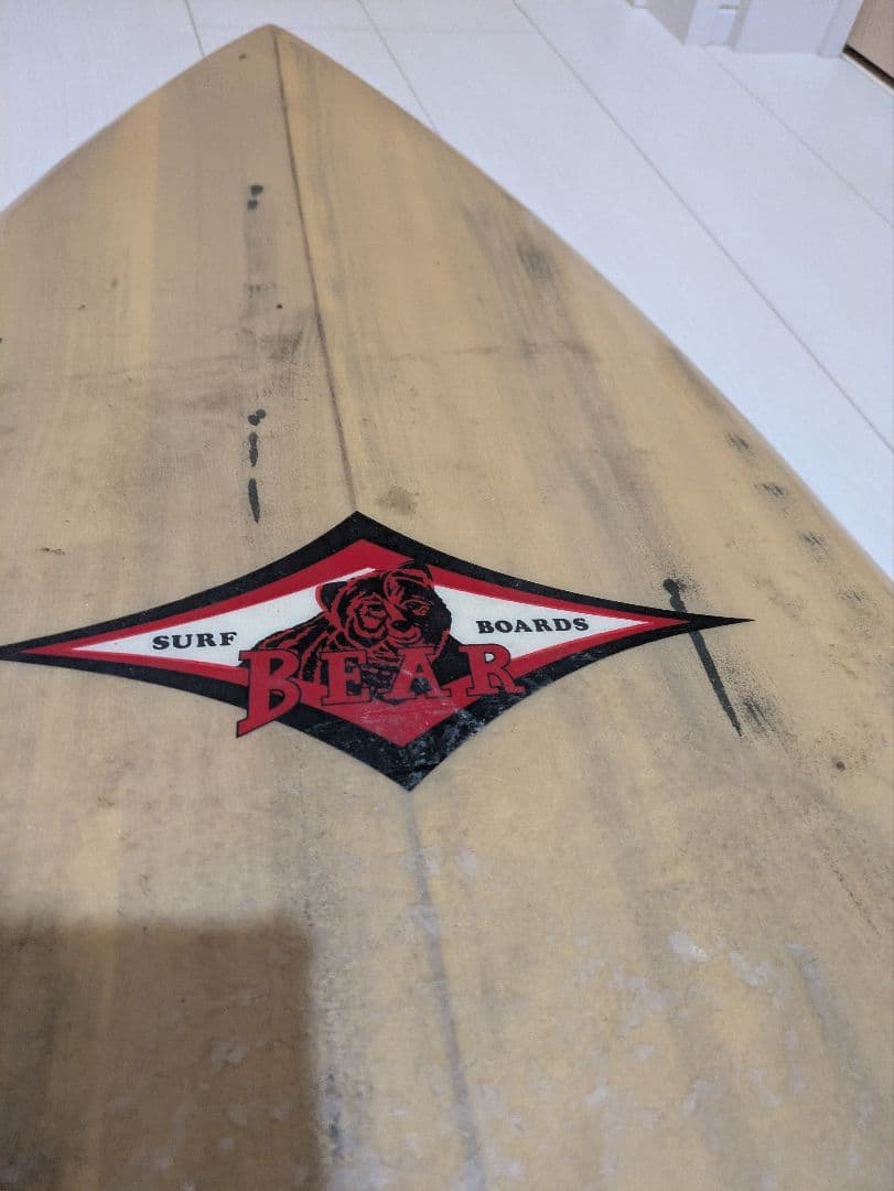 BEAR サーフボード 木目調 1フィン　値段交渉可能！