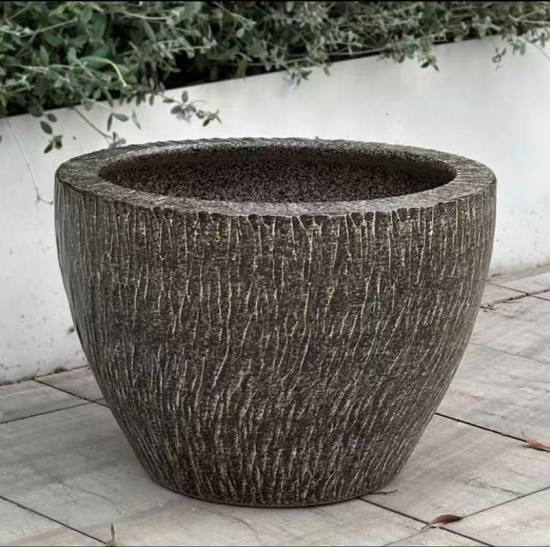 特大睡蓮鉢　金魚　メダカ飼育鉢　内径51約cm