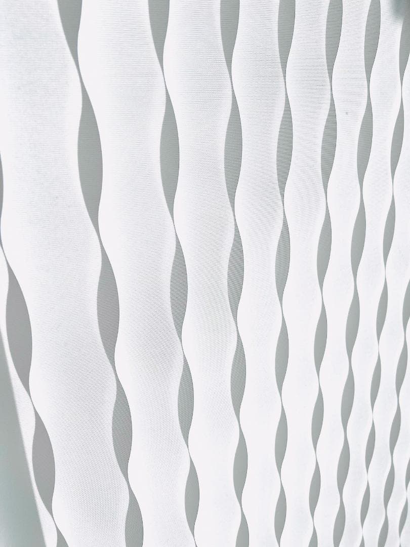 【美品】レールのみ★ ウェーブデザインブラインド★ TOSO デュアルシェイプ