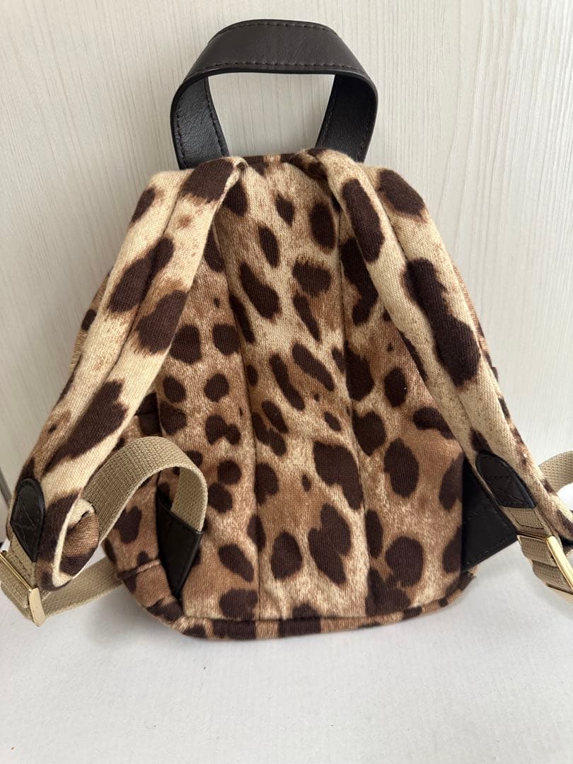 ドルガバ【Dolce & Gabbana】 キッズヒョウ柄リュック