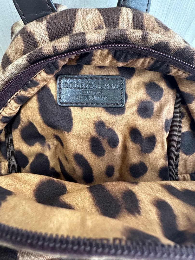ドルガバ【Dolce & Gabbana】 キッズヒョウ柄リュック