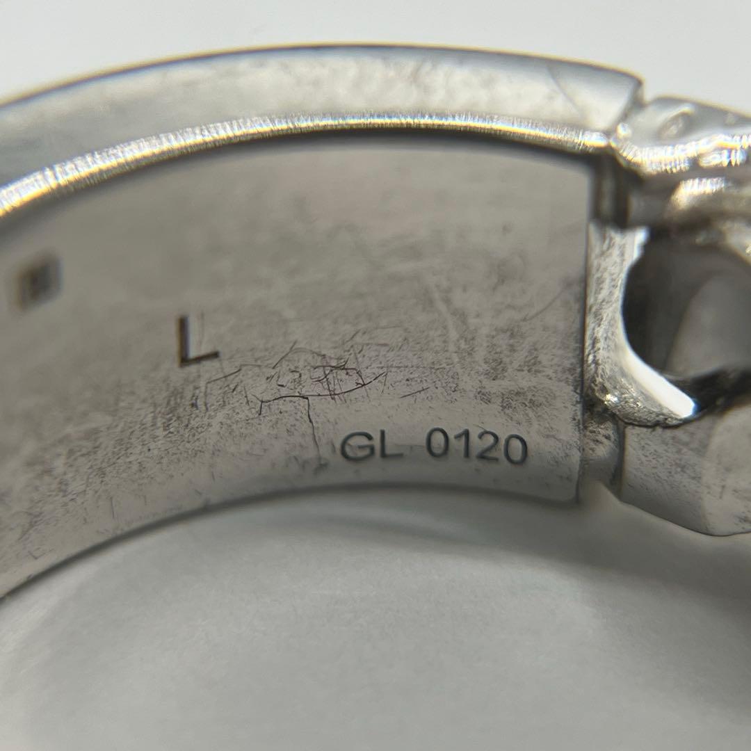 ルイヴィトン バーグ モンテーニュ リング 21号 GL0120 シルバーカラー
