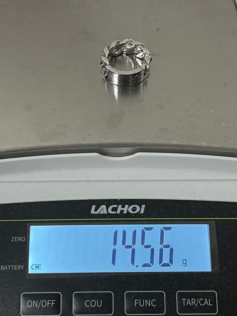 ルイヴィトン バーグ モンテーニュ リング 21号 GL0120 シルバーカラー