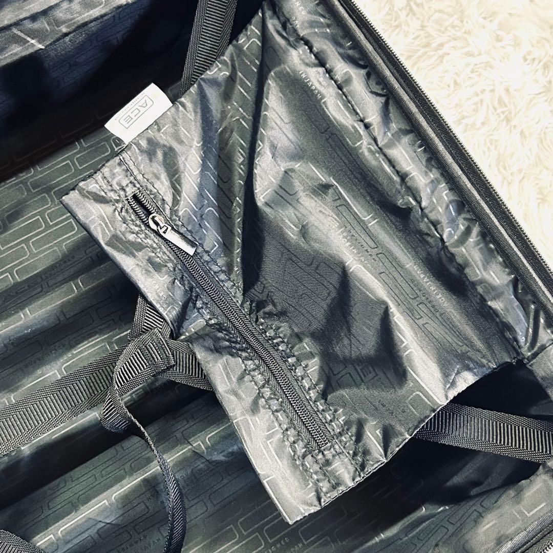 ACE IN Japan オーバル スーツケース 拡張 50/70L 機内持込