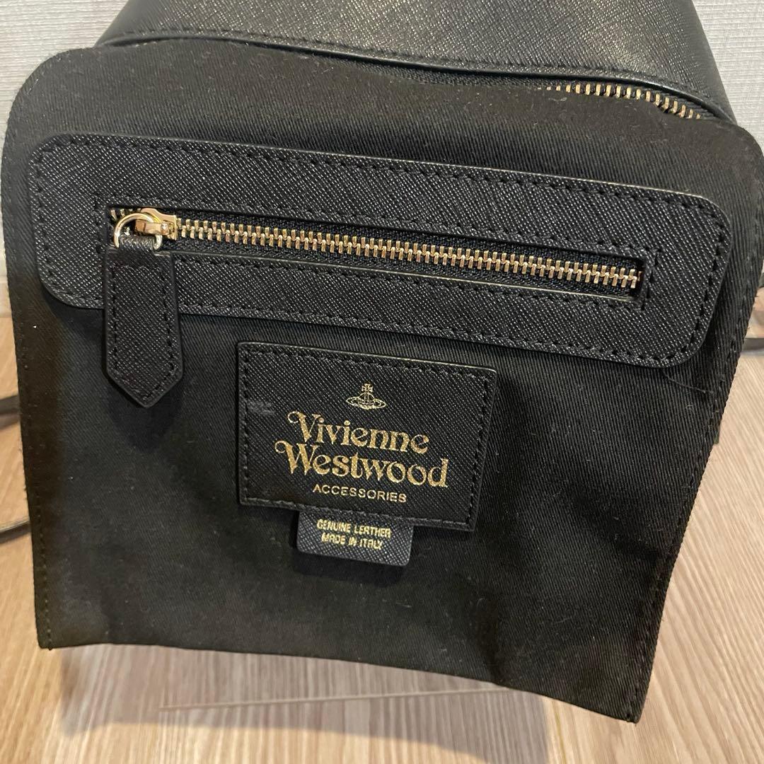 ヴィヴィアンウエストウッド ミニリュック バッグ 黒 オーブ