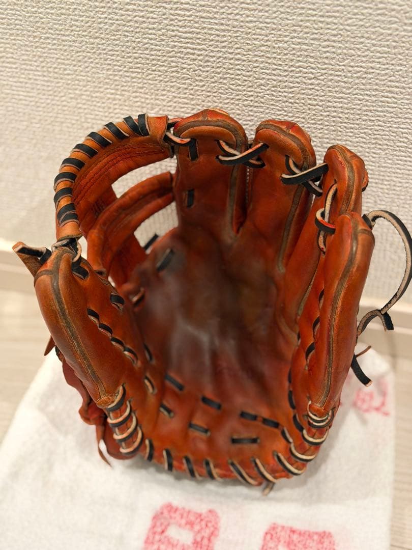 ぺ*も様 ミズノプロ　内野用硬式グローブ