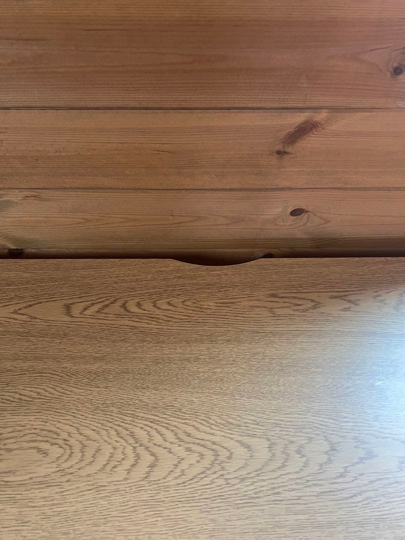 【美品LOWYA】ナチュラルカラーデスク キャスター付きキャビネットセット