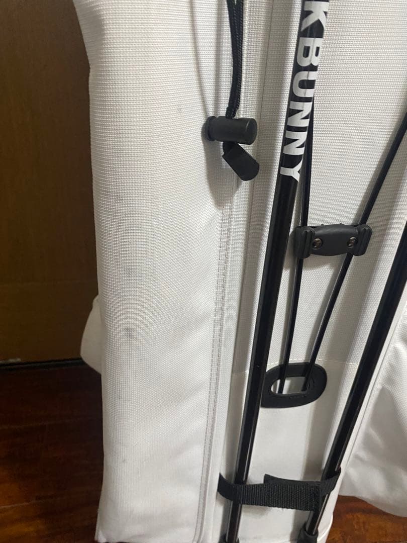 JACK BUNNY キャディバッグ ホワイト・ブラック