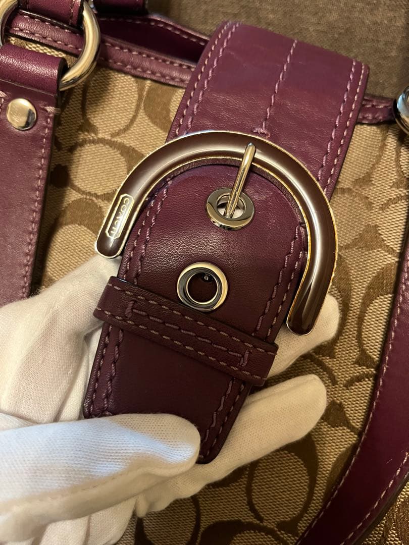 コーチ F17402 シグネチャー 2WAY トートバッグ