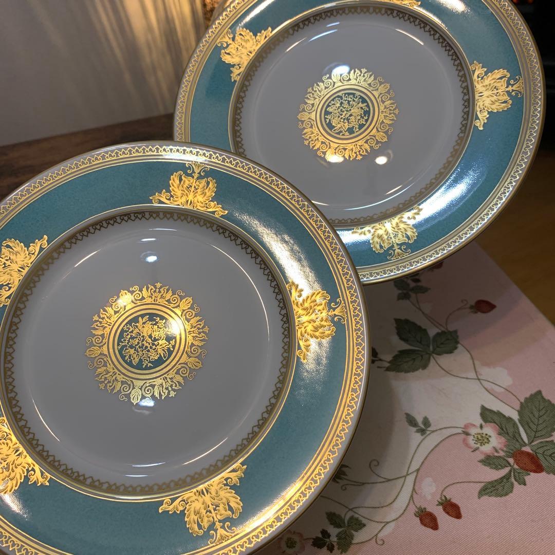 未使用　ウェッジウッド コロンビア　パウダー　ターコイズ　ティーカップ　ポット