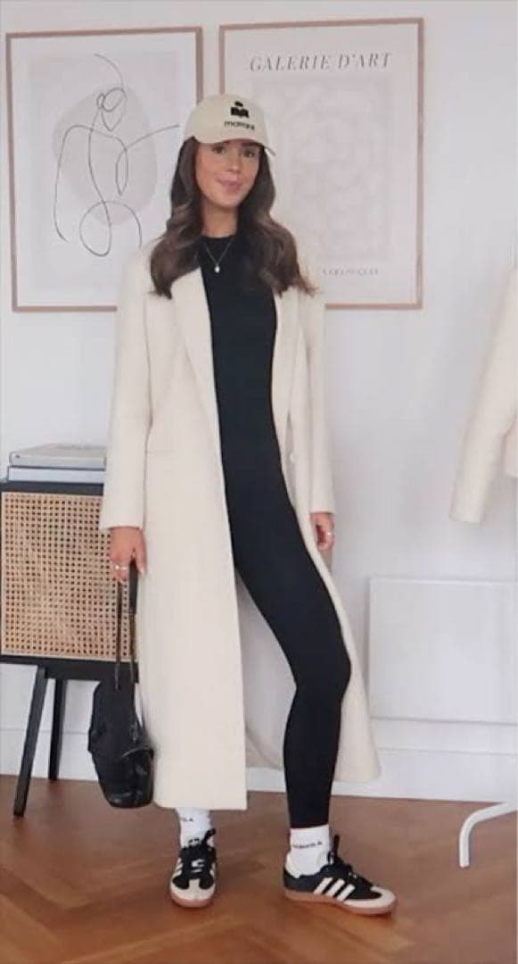 新品ZARA 定価22,990円 ウールブレンド ロングコートM ラスト1点♪