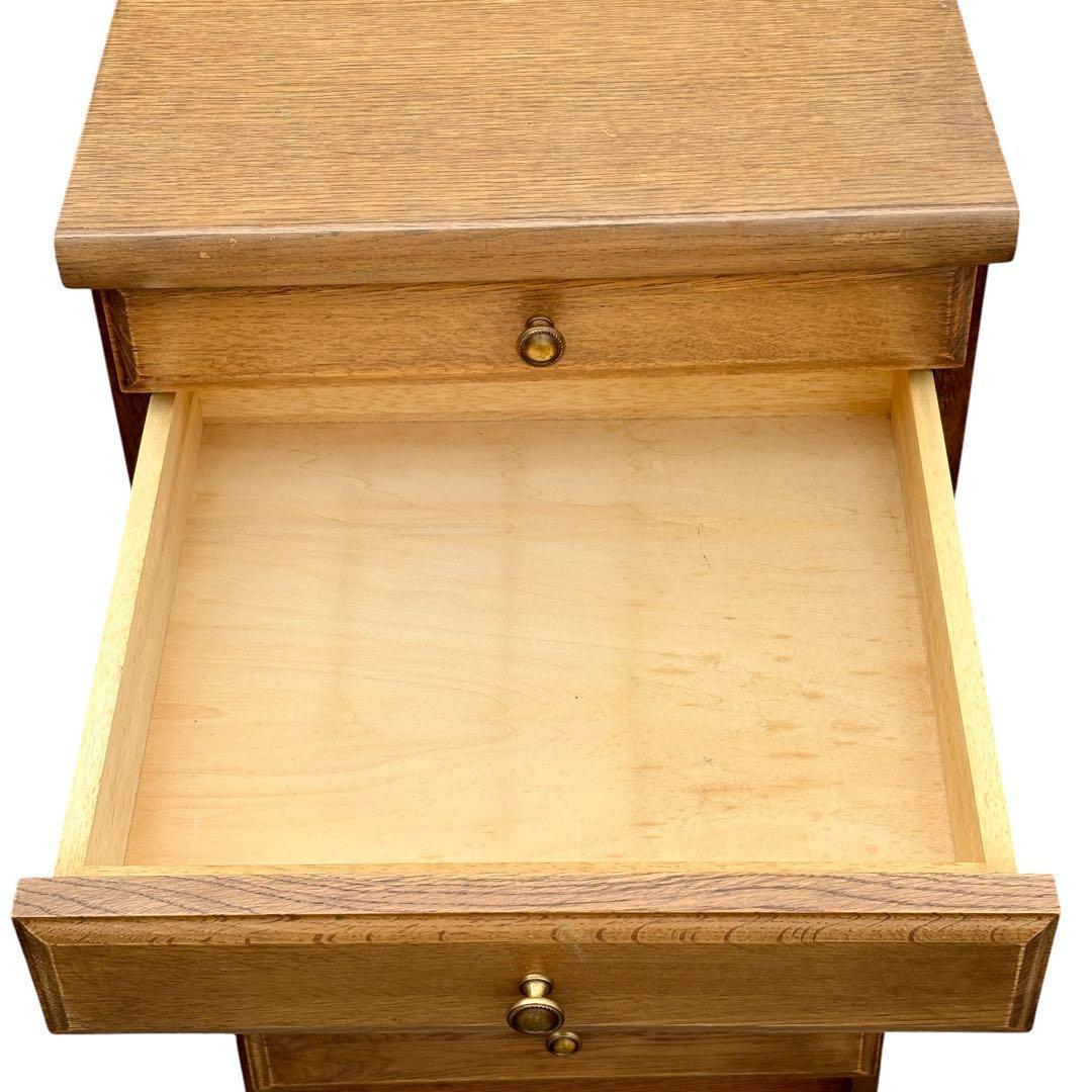 【アンティーク調】木製チェスト 6段 カントリー風 北欧ヴィンテージ