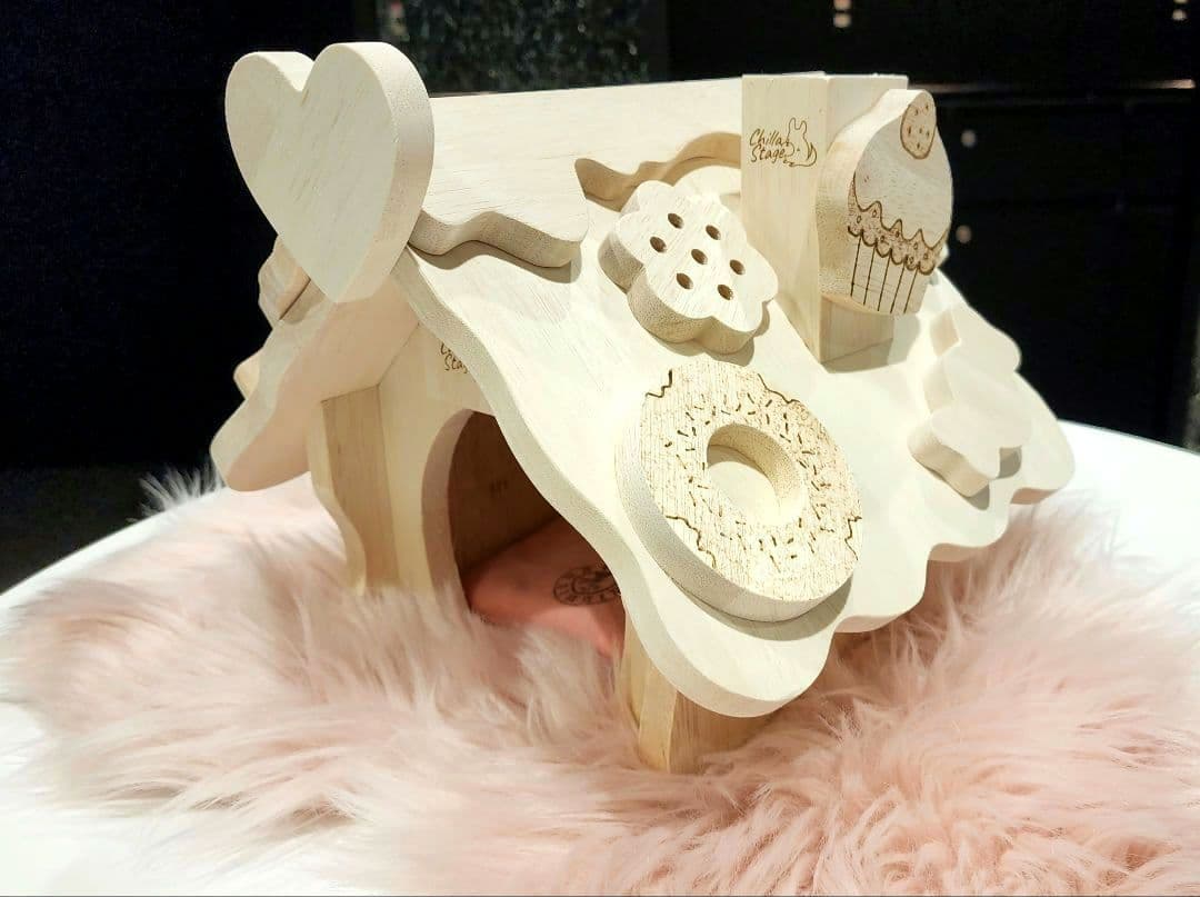 チンチラ ハウス 小動物 お菓子の家 えんとつハウス ロイヤルチンチラ