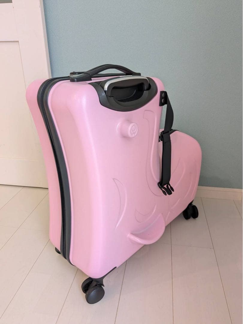 【値下げ中】NORICCO ノリッコ 座れるキャリーケース　 ピンク　M