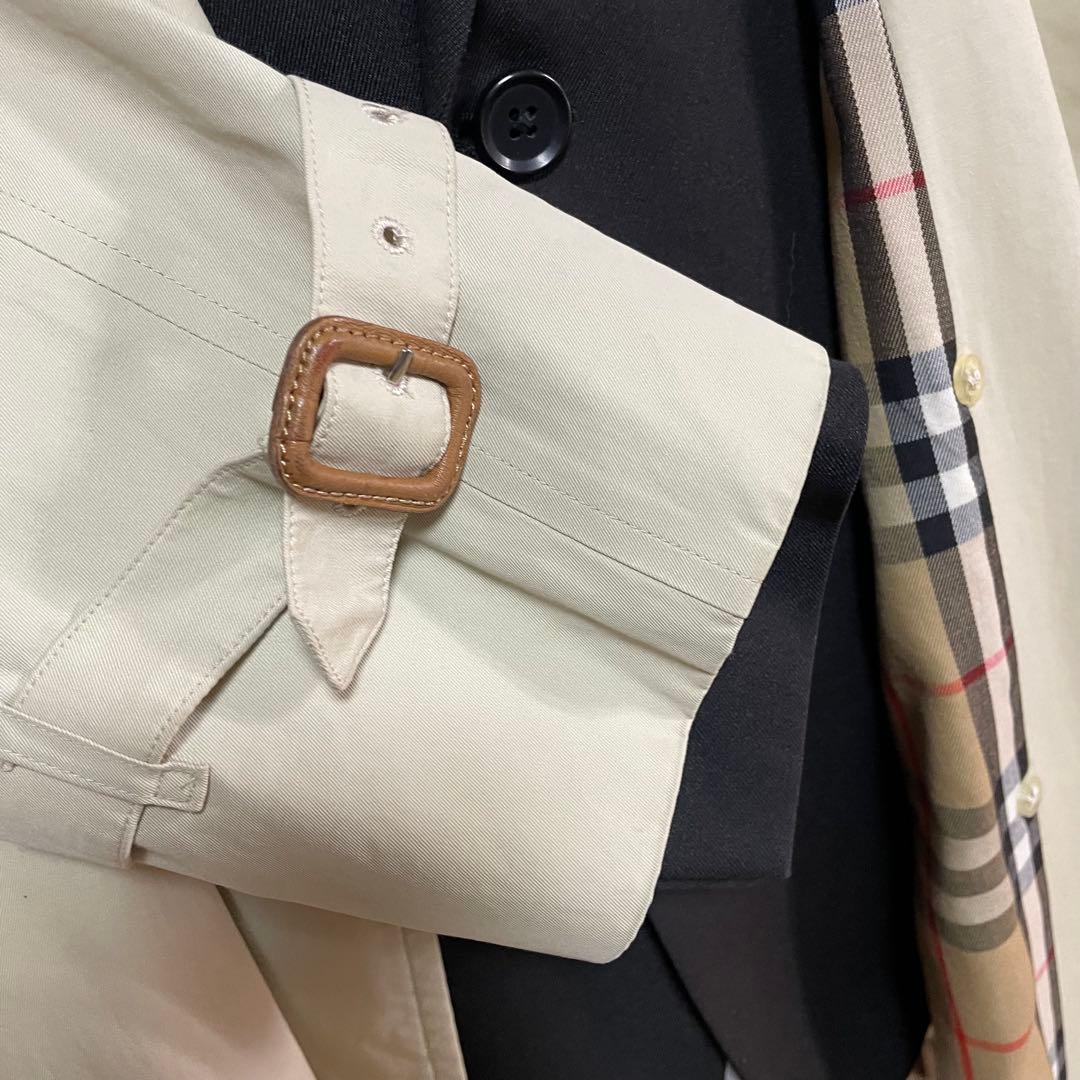 美品✨Burberrys トレンチコートメンズM相当ノバチェック ビンテージ